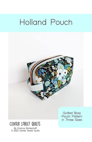 Center Street Quilts - Holland Pouch - Paper Pattern