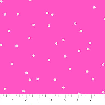 Figo - Seasons Basics - Flowers Pink Fabric