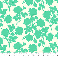 Figo - Pop Sugar - Bramble Turquoise Fabric
