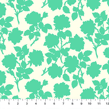 Figo - Pop Sugar - Bramble Turquoise Fabric