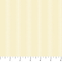 Figo - Pop Sugar - Dot Stripe Ivory Fabric