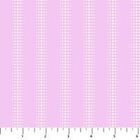 Figo - Pop Sugar - Dot Stripe Orchid Fabric