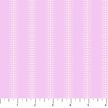 Figo - Pop Sugar - Dot Stripe Orchid Fabric