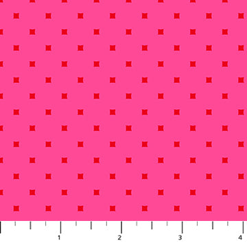 Figo - Pop Sugar - Lottie Dot Raspberry Fabric
