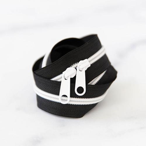 Stitch Supply Co. - 30" Zipper - Black and White