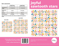 Allison Ramsing - Joyful Sawtooth Stars - Paper Pattern