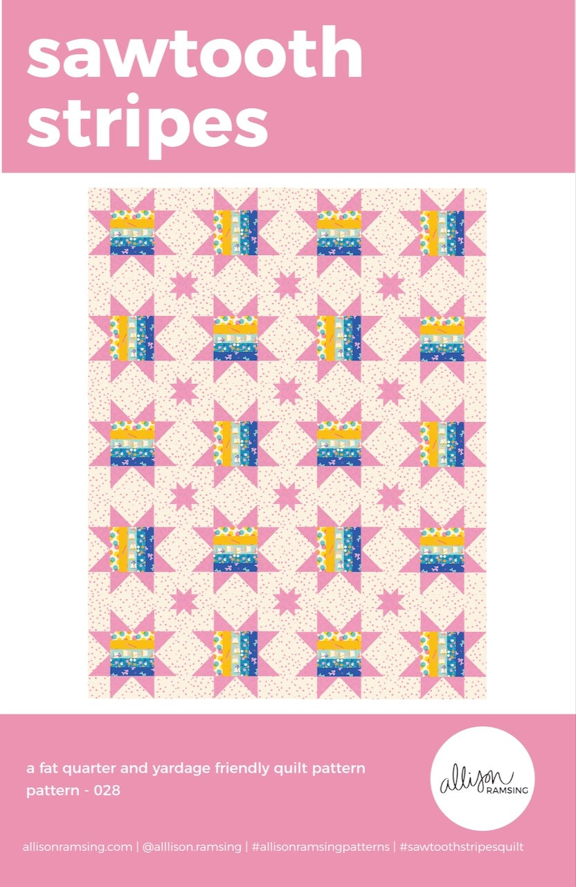 Sawtooth Stripes Quilt Pattern Sawtooth Stripes Quilt Pattern