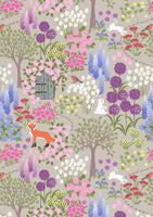 Lewis & Irene - Secret Garden - The Secret Garden Soft Neutral Fabric