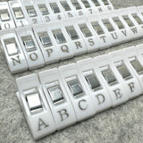 Sewing By Sarah - AlphaClips - White