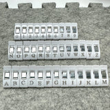 Sewing By Sarah - AlphaClips - White