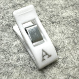 Sewing By Sarah - AlphaClips - White