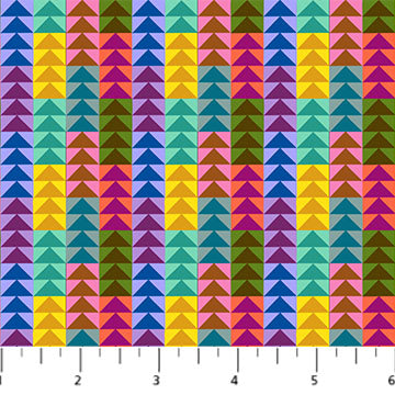 Anna Maria Textiles - Piecework - Flying Geese Schoolhouse Fabric