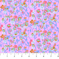 Anna Maria Textiles - Jumpstart - Silene Periwinkle Fabric