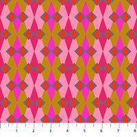 Anna Maria Textiles - Jumpstart - Fractal Butterscotch Fabric
