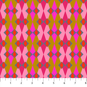 Anna Maria Textiles - Jumpstart - Fractal Butterscotch Fabric