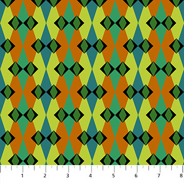 Anna Maria Textiles - Jumpstart - Fractal Leaf Fabric