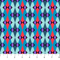 Anna Maria Textiles - Jumpstart - Fractal Berry Fabric