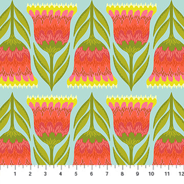Anna Maria Textiles - Jumpstart - Celosia Lime Fabric