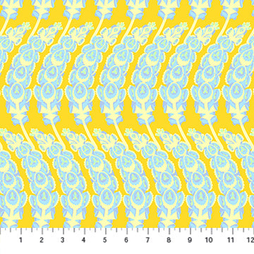 Anna Maria Textiles - Jumpstart - Bells of Ireland Sunny Fabric