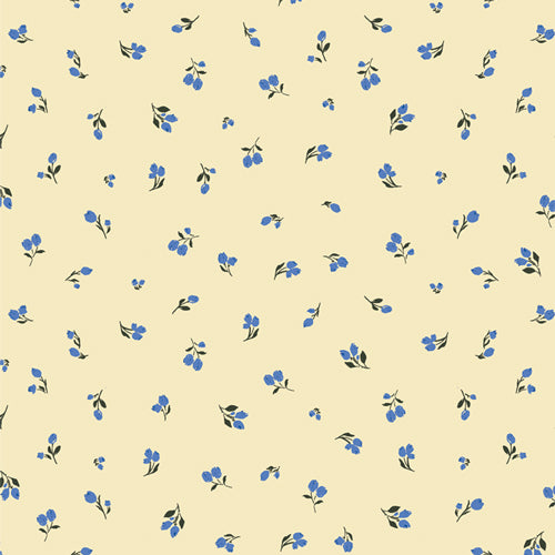 Art Gallery Fabrics - A Year In Petals - Blue Ridge Buttercup Fabric