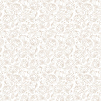 Poppie Cotton - Poppie's Basics - Blooms & Berries Tan Fabric