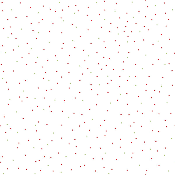 Riley Blake - Pin Dot - Christmas Fabric