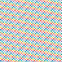 Riley Blake - Check Please 1/4 inch - Rainbow Fabric