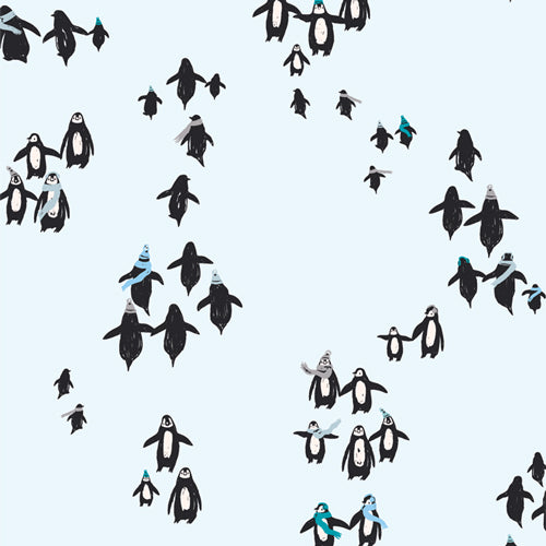 Art Gallery Fabrics - Arctic Tale Capsule - Frozen Flippers Fabric