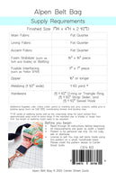 Center Street Quilts - Alpen Belt Bag - Paper Pattern