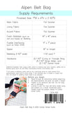 Center Street Quilts - Alpen Belt Bag - Paper Pattern