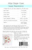 Center Street Quilts - Atlas Zipper Case - Paper Pattern