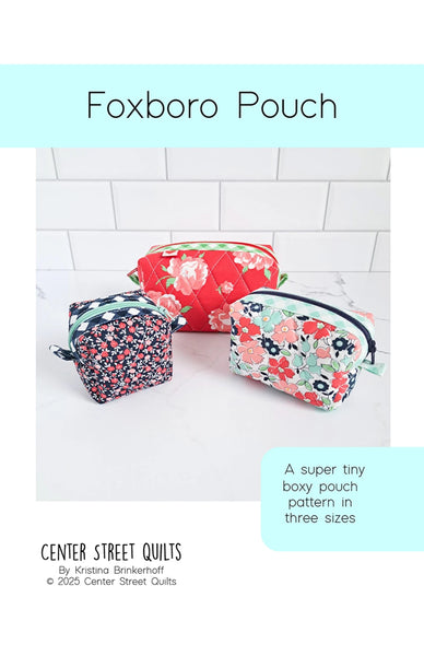 Center Street Quilts - Foxboro Pouch - Paper Pattern