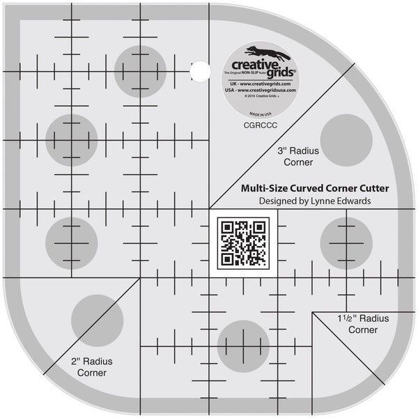 Creative Grids - Curved Corner Cutter Ruler