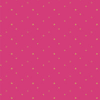 Art Gallery Fabrics - Christmas in the City - Starry Sky Pink Fabric