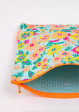 Petit Pan - Quilted Pouch XL - Hippie Azure