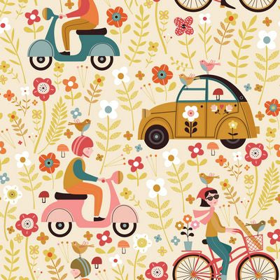 Dashwood Studios - Bon Voyage - L'Art de Vivre Fabric