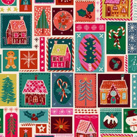 Dashwood Studios - Candy Cane - Patchwork Candy Houses Fabric