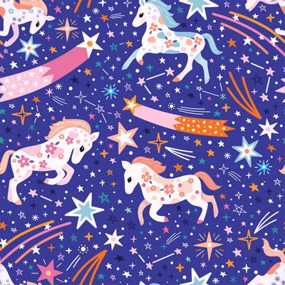 Dashwood Studios - Cosmic Cowboy - Galactic Ponies Fabric
