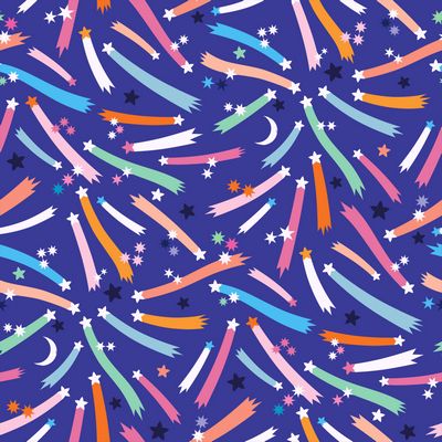 Dashwood Studios - Cosmic Cowboy - Shooting Stars Fabric