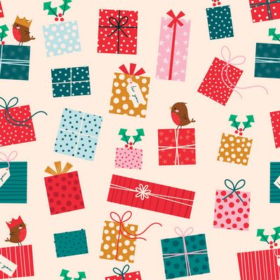 Dashwood Studios- Wonderful Christmas Time - Wonderful Packages Fabric