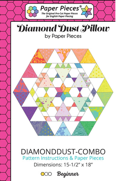 Paper Pieces - Diamond Dust Pillow Pattern & Paper Pieces Pack