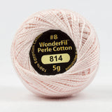 Wonderfil Threads - Perle Cotton Thread 8wt 5 gram Ball- Fair Pink