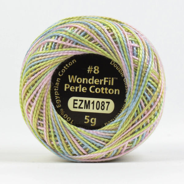 Wonderfil Threads - Perle Cotton Variegated Thread 8wt 5 gram Ball- Fairy Floss