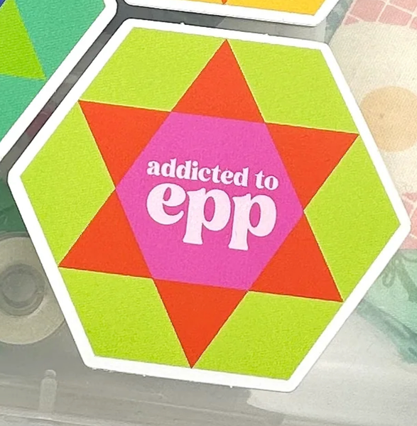 Sarah + Art - Addicted to EPP Vinyl Sticker