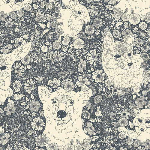 Art Gallery Fabrics - The Open Road - Wandering with Bear FLANNEL Fabric