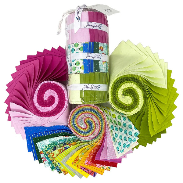 FreeSpirit Fabrics - Tula Pink - Glowy Mini Design Rolls (set of 3)