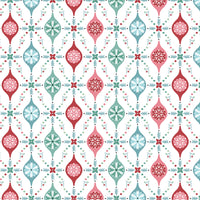 Poppie Cotton - Frost & Flurry - Merry Berries White Fabric