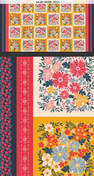 Art Gallery Fabrics - The Flower Fields - Opulent Swell Fabric