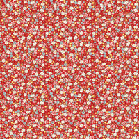 Poppie Cotton - My Favorite Things - Red Pinkie Promise Fabric