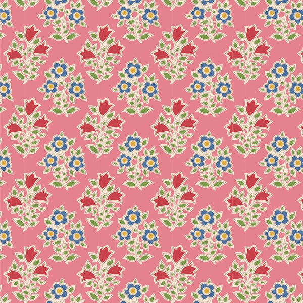 Tilda - Jubilee -  Farm Flowers Blenders Pink Fabric